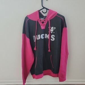 CI Sports Pink and Gray Ducks Hoodie